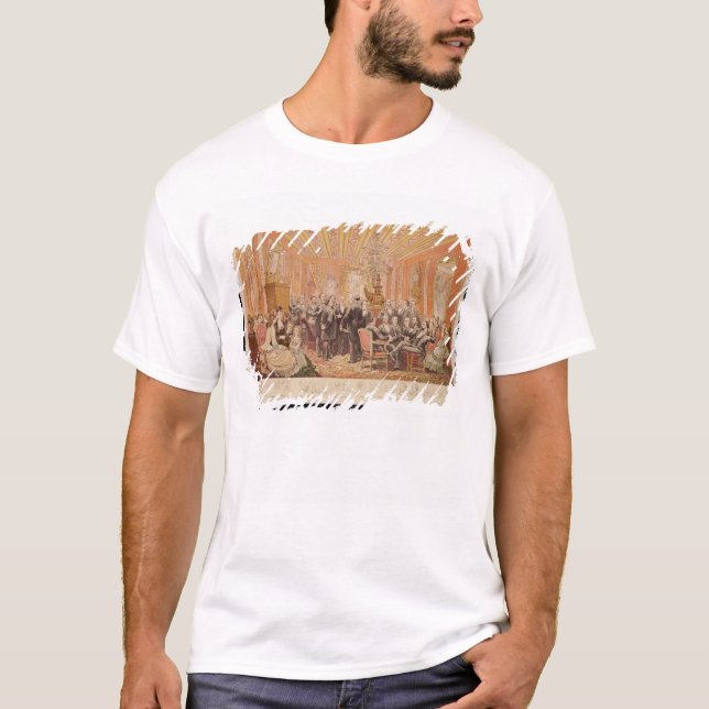 T-shirt Le salon de Victor Hugo (Devant)