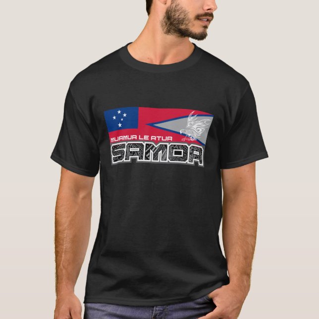 T-shirt Le Samoa Muamua Le Atua - le drapeau des Samoa (Devant)