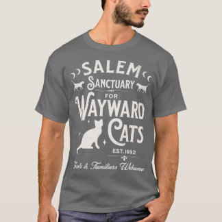 T-shirt Le sanctuaire de Salem pour les chats Wayward Dark