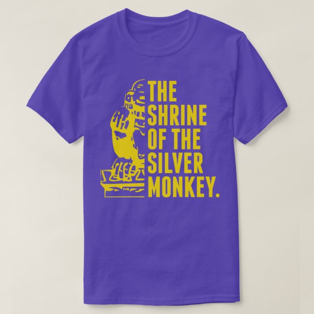 T-shirt Le sanctuaire du singe argenté (Design devant)
