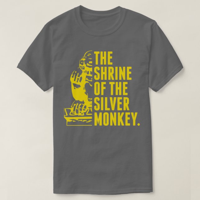 T-shirt Le sanctuaire du singe argenté (Design devant)