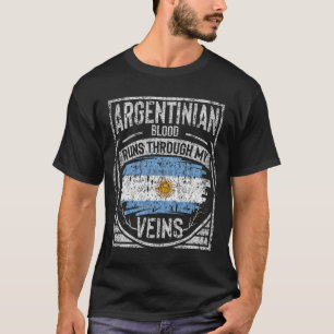 T-shirt Le Sang argentin Traverse Mes Veines