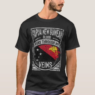 T-shirt Le Sang De Papouasie-Nouvelle-Guinée Traverse Mes 
