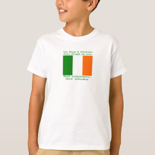 T-shirt Le sang des chefs coule dans les veines parfois du