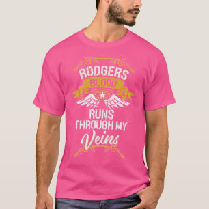 T-shirt Le Sang Des Rodgers Traverse Mes Veines