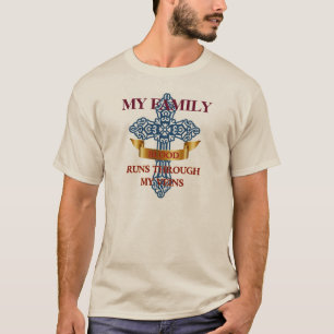 T-shirt Le Sang Familial Traverse Mes Veines