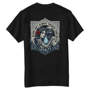 T-shirt Le sang n'est pas toujours plus épais que l'eau Co