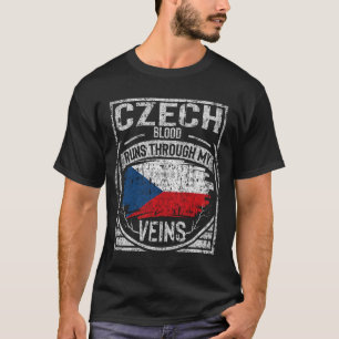 T-shirt Le Sang Tchèque Traverse Mes Veines
