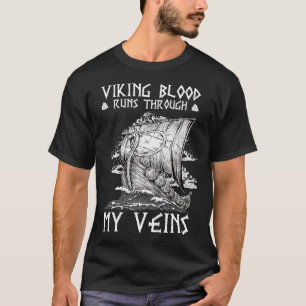 T-shirt Le sang viking tourne à travers 6