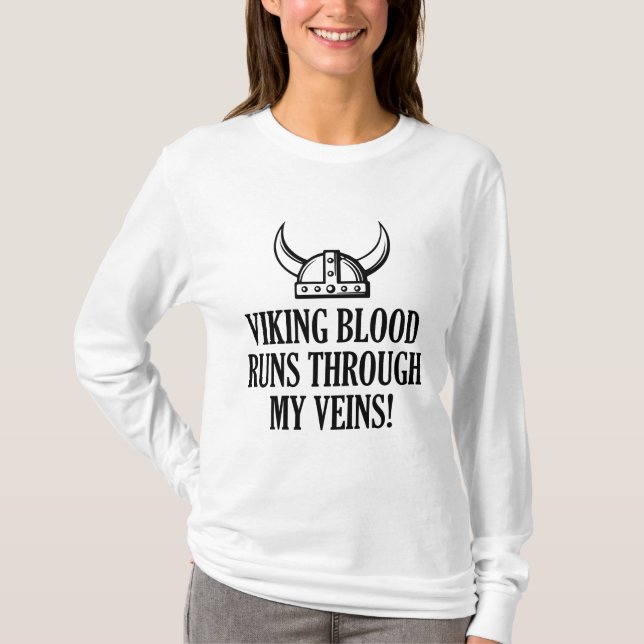 T-shirt Le Sang Vive Traverse Mes Veines (Devant)