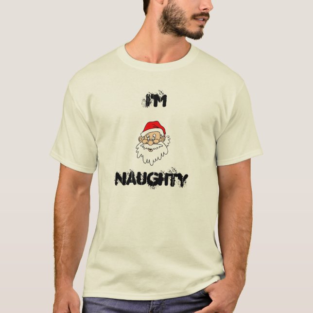 T-shirt le santaface [1], vilain, je suis (Devant)