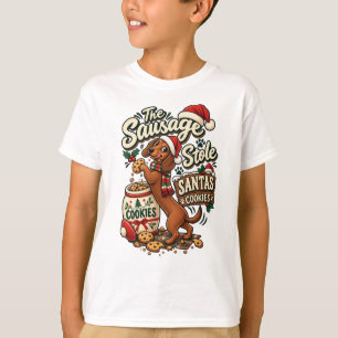 T-shirt Le saucisson a volé les cookies du Père Noël Dachs