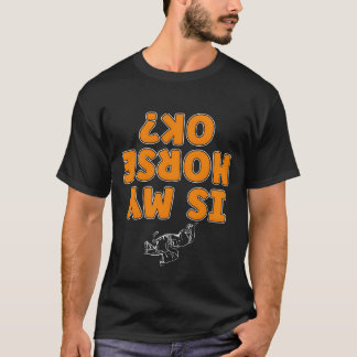 T-shirt Le saut d'obstacles Est-ce que mon cheval va bien 