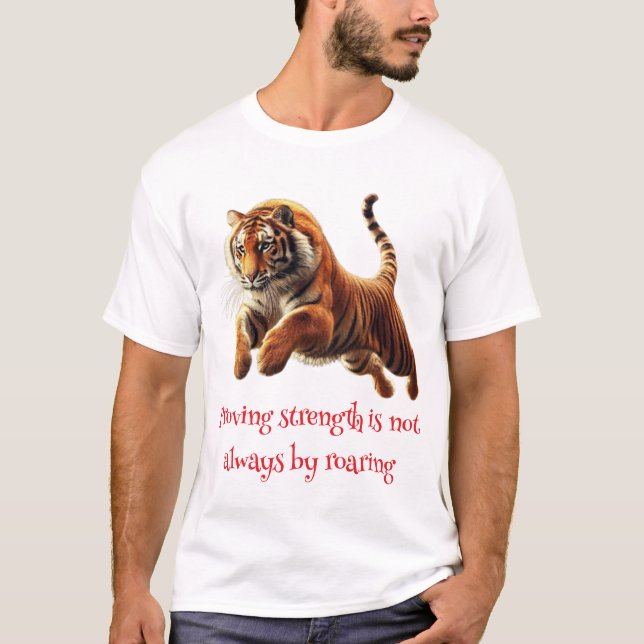 T-shirt Le saut du tigre (Devant)