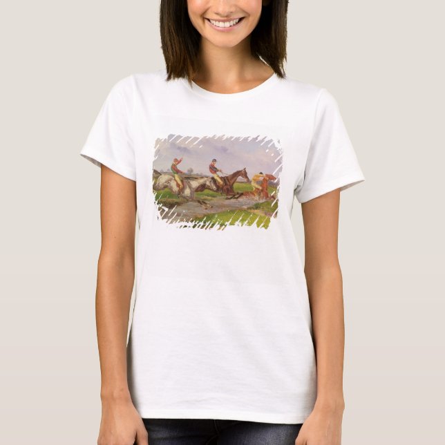 T-shirt Le Saute d'eau : la Steeplechase d'automne à Balla (Devant)