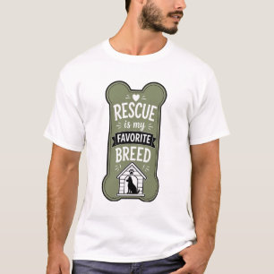 T-shirt Le sauvetage est ma race préférée Conception pou