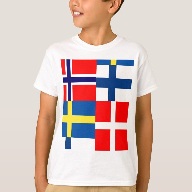 T-shirt Le Scandinave marque le quartet (Devant)