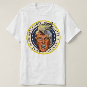 T-shirt Le sceau anti-président Trump de l'anti-Christ