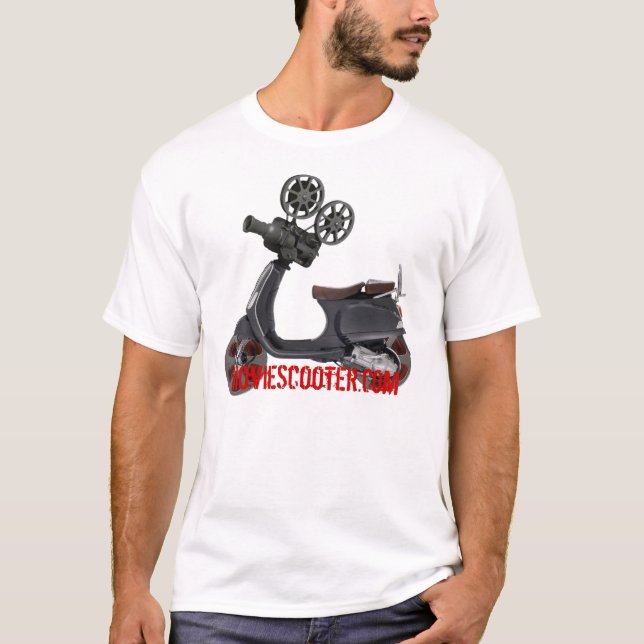 T-shirt Le scooter de film (Devant)