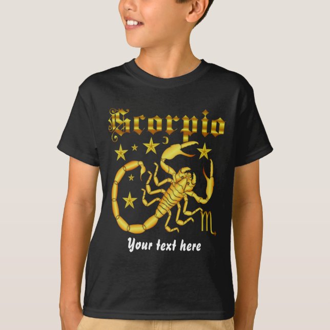 T-shirt Le Scorpion-Zodiaque badine tous les styles (Devant)