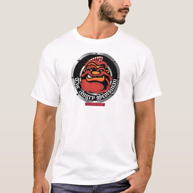T-shirt Le Scotsman fâché (Devant)