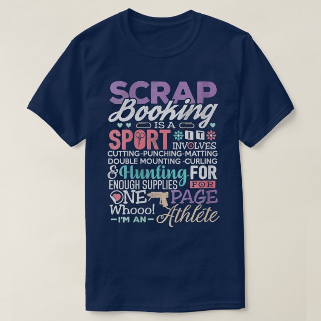 T-shirt Le Scrapbook Femme Shirt Scrapbooking Est Une Arc  (Design devant)
