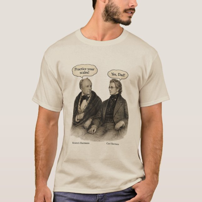 T-shirt Le Secret de l'échelle de Baermann : la leçon éter (Devant)