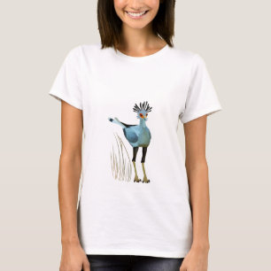 T-shirt Le Secrétaire Bird d d'Afrique du Sud