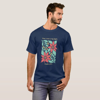 T-shirt Le Seigneur Est Ma Lumière – Psaume 27:1 Noël Flor
