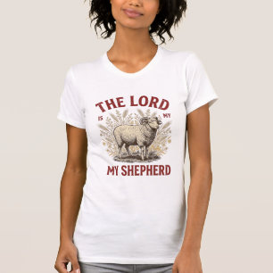 T-shirt Le Seigneur est mon berger conception de chemise v