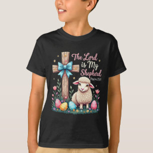 T-shirt Le Seigneur Est Mon Berger Pâques Chrétien Agneau 