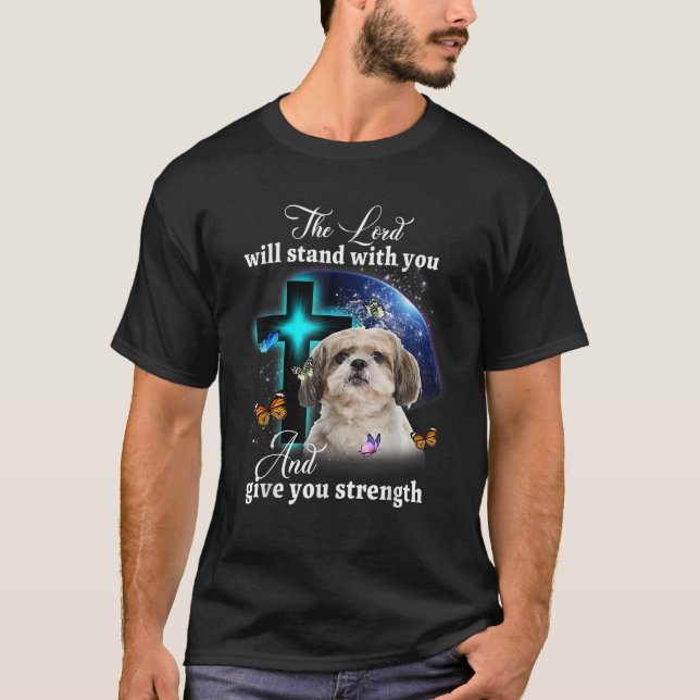 T-shirt Le Seigneur Sera Avec Vous Et Vous Donnera La Forc (Devant)
