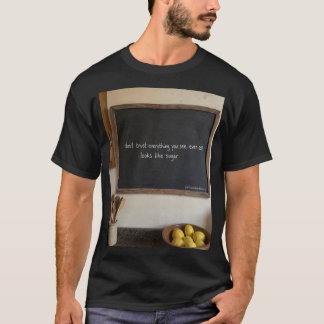 T-shirt « Le sel ressemble au sucre… tout comme la tromper