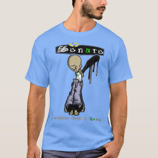 T-shirt le sénat soutient la jeunesse en colère Triblend