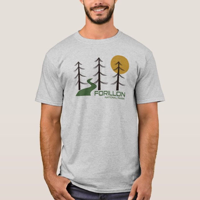 T-shirt Le sentier du parc national Forillon (Devant)