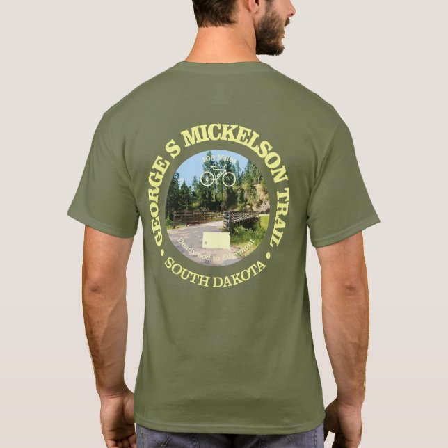 T-shirt Le sentier George S Mickelson, Dakota du Sud. (Dos)
