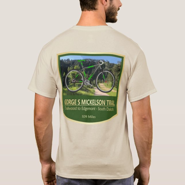 T-shirt Le sentier George S Mickelson (vélo2) (Dos)