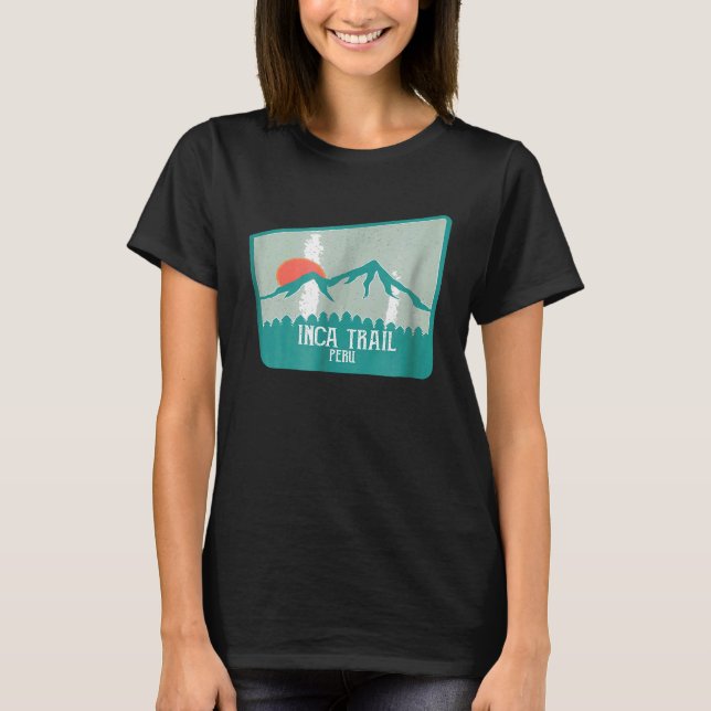 T-shirt Le sentier inca Pérou Machu Picchu Randonnée Campi (Devant)