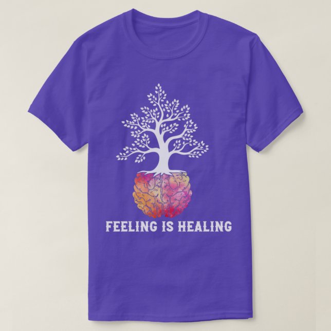 T-shirt le sentiment est la guérison (Design devant)