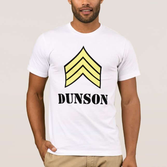 T-shirt Le sergent barre D (Devant)