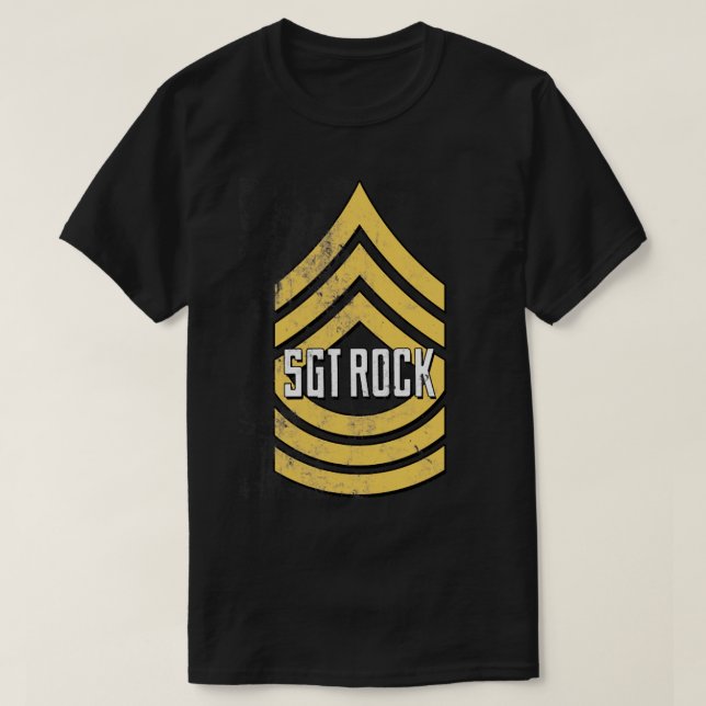 T-shirt Le sergent Rock en détresse (Design devant)