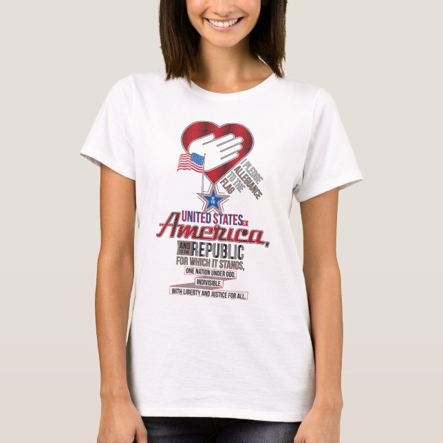 T-shirt Le serment d'allégeance (Devant)