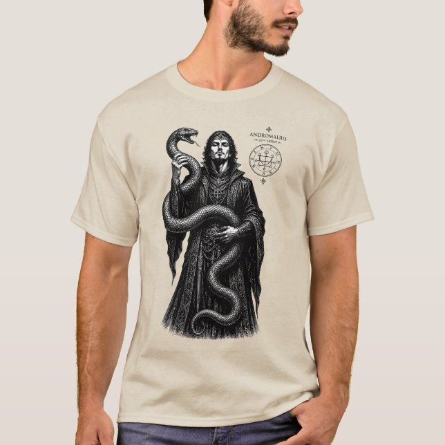 T-shirt Le Serment du serpent et Andromalius (Devant)