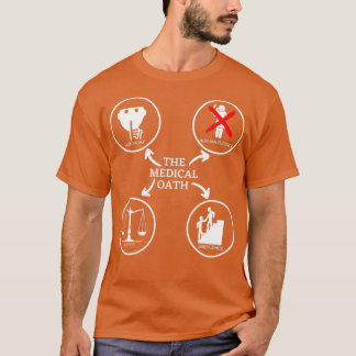 T-shirt Le serment Médicale
