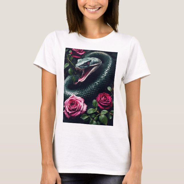 T-shirt "Le Serpent de Gaia Embrace Tee" (Devant)
