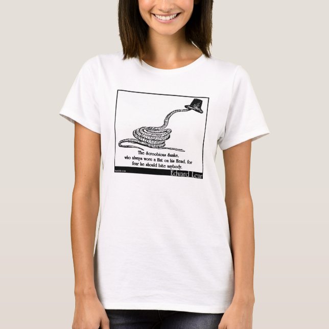 T-shirt Le serpent de Scroobious (Devant)