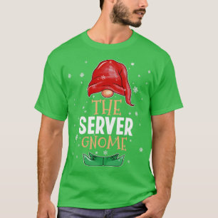 T-shirt Le serveur Gnome Family Matching Christmas Outfit