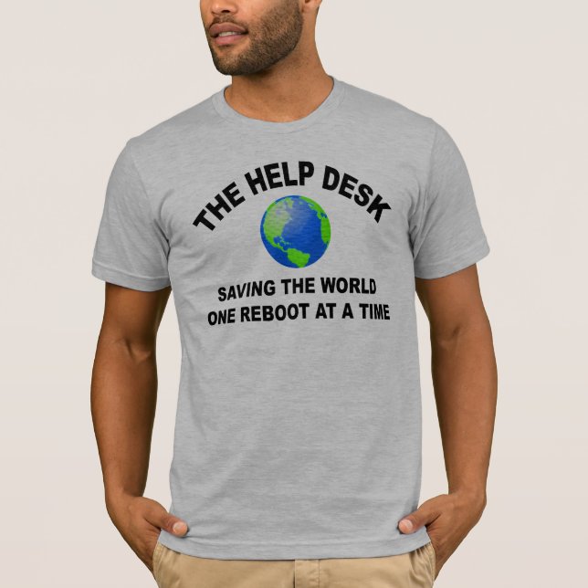 T-shirt Le service SVP - sauvetage du monde (Devant)