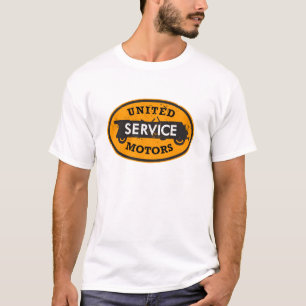 T-shirt Le service uni affligé circule en voiture le
