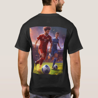T-shirt Le seul voyage de terrain que j'aime, imprimé foot